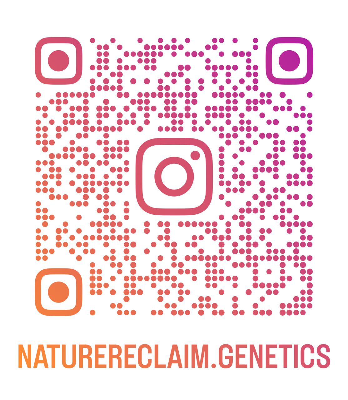 NatureReclaim-Genetics Instagram QR code